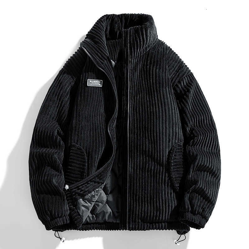 Male Men's Down Parkas Fashion Casual Thicker Coats Men Warm Corduroy Parkas Winter Jacket Streetwear Man Korean Fashion Brand Puffer Jackets C