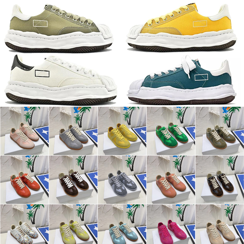 Designer Mason Peterson mm6 Sole Canvas Mastermind Blakey Shoes Men Women New Casual Dissoed Low Natural Hank Blue Purple Green Black Sneakers 36-45