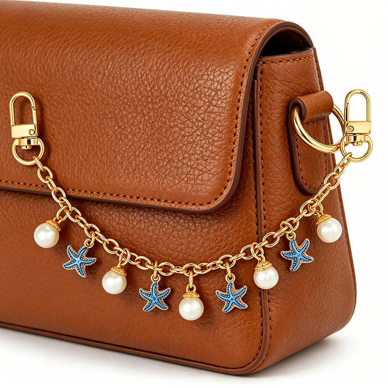 Parts Accessories Sea Star Bag Shell Pearl Knot Handbag Decorative Pendant Fashionable Versatile Bag Accessory Fresh Sweet Style H260922