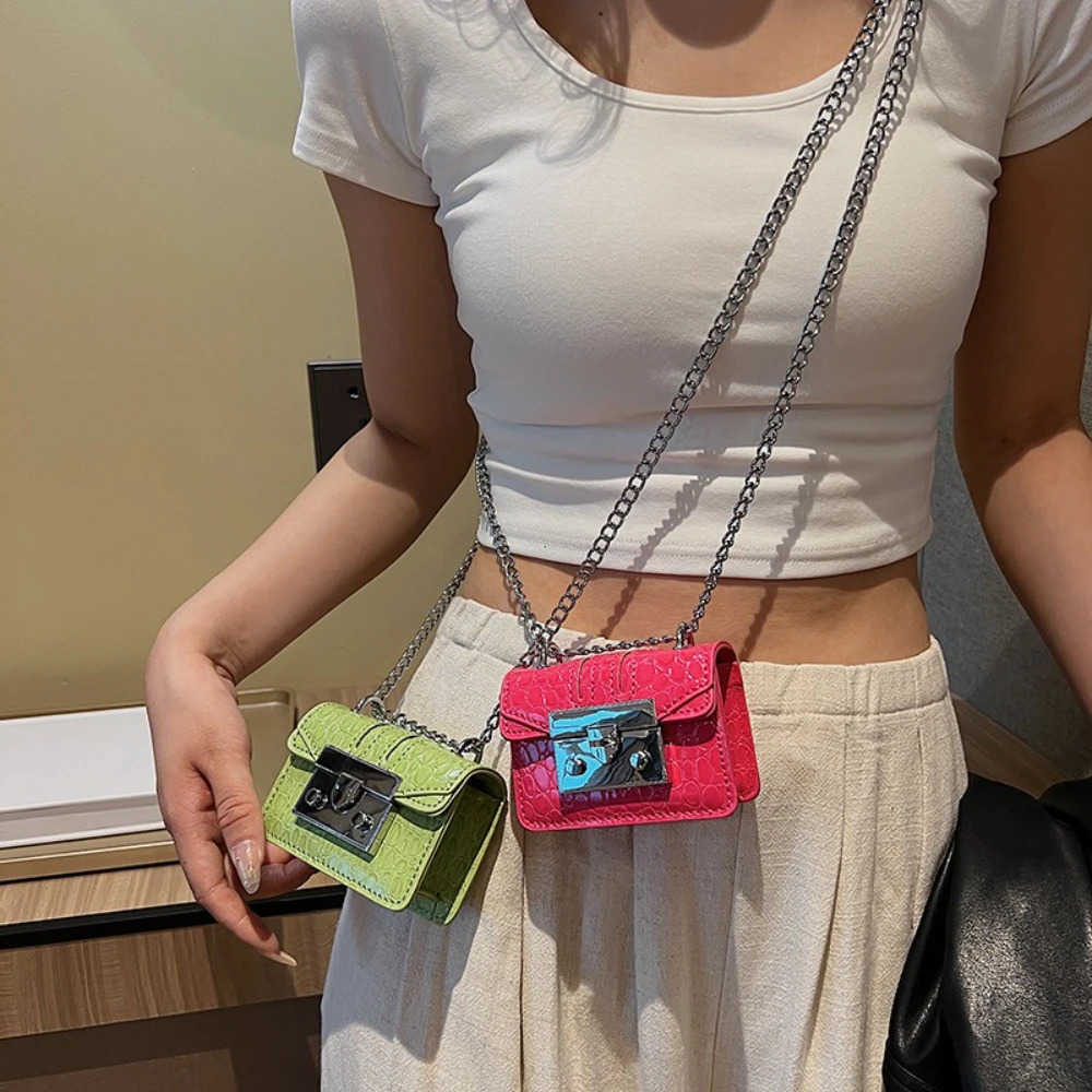 Body Chain Female Bag Cross Mini Summer Crossbody Bags for Women Fashion Designer Handbag Women's 2025 Trend Woman Shoulder Purse H260922