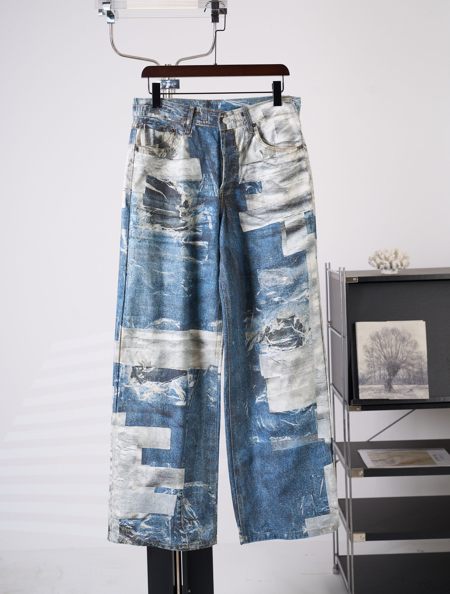 Men's Plus Size Pants Unwashed Selvedge Mens Raw Denim Jeans High Quality Indigo Small Quantity Wholesale Price Japanese Style Cotton Japan RED