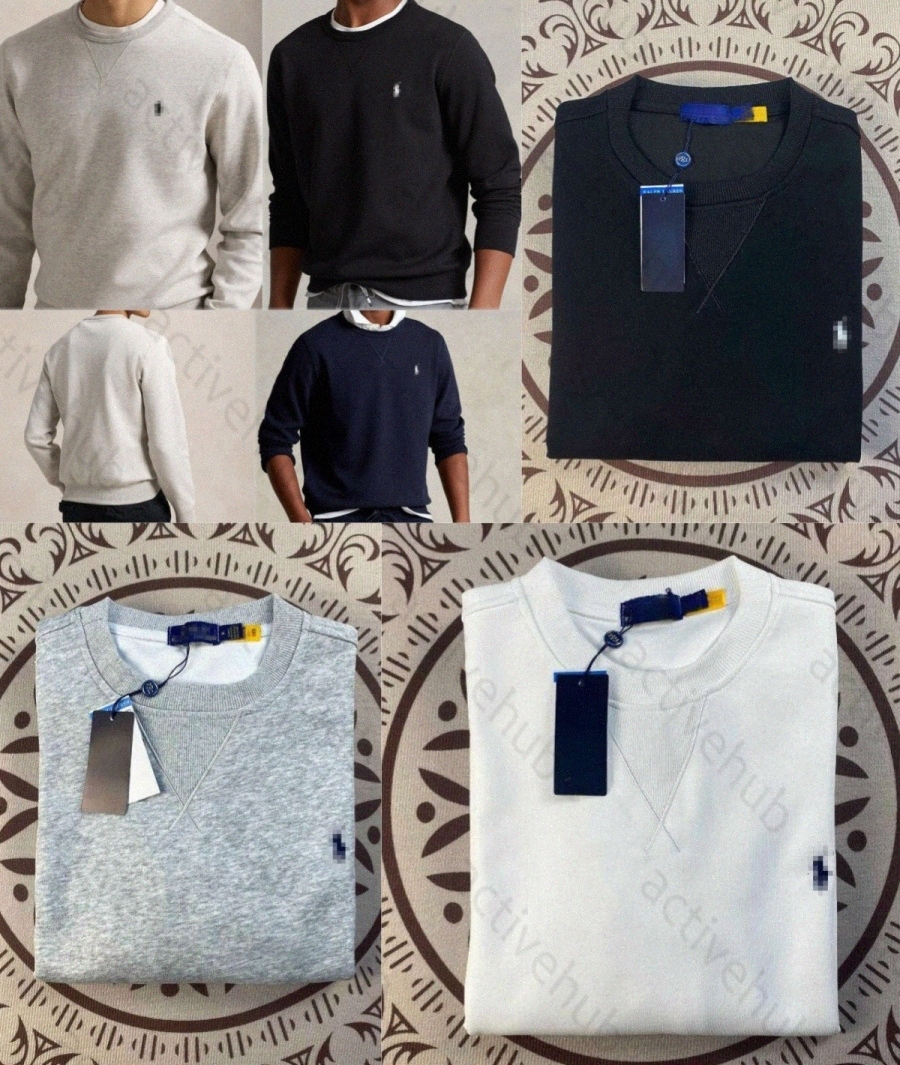 RalfLoren Hoodies Sweatshirts hot sale Designer Men Classic POLO hoodie round neck sports sweatshirt shirts Embroidered Horse Jogging Top m v3Hm#