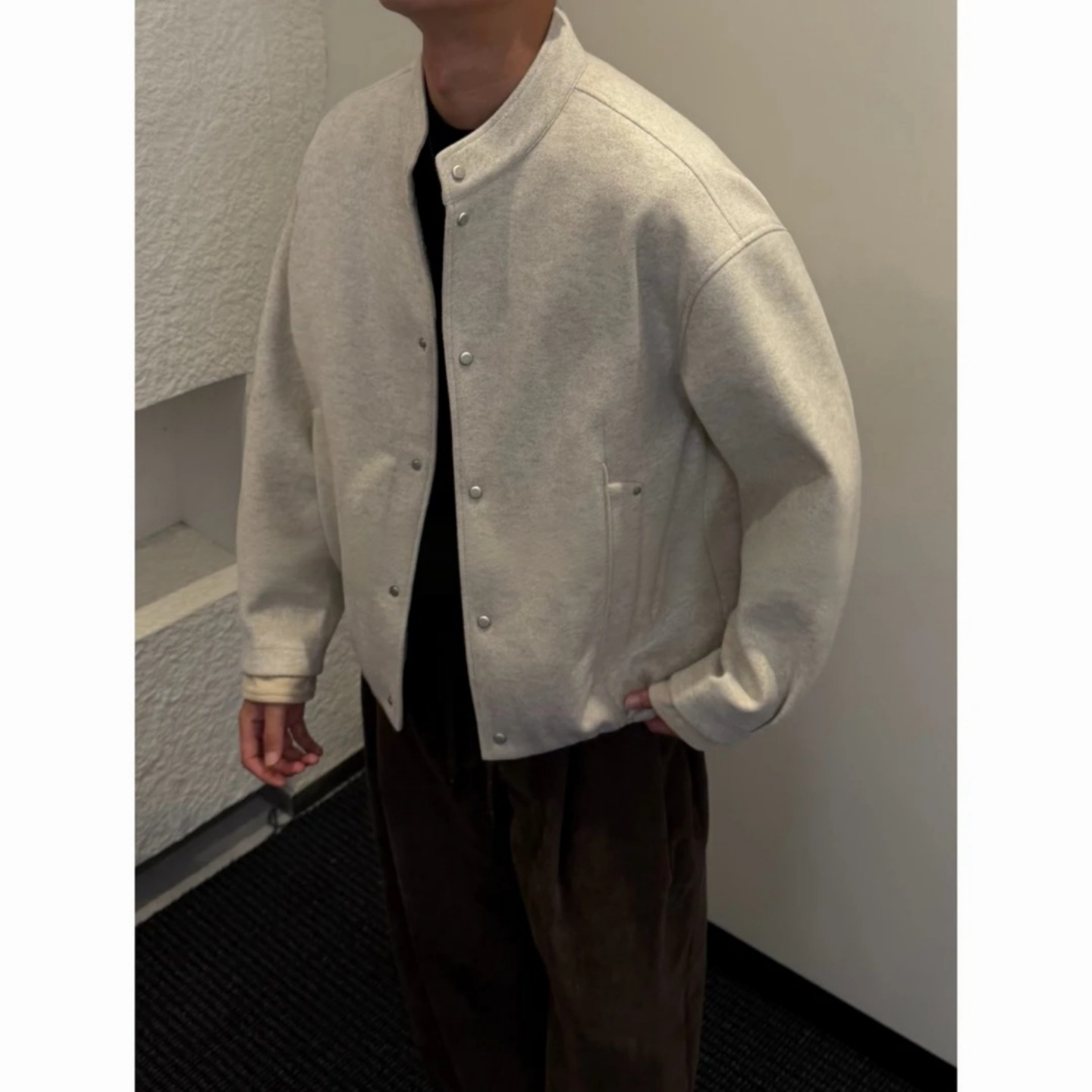 Luxury Designer Fall Collection, Trendy Men's Fashion, Stylish American-inspired High-end Casual Jacket With Comfortable, Relaxed Fit And Disti