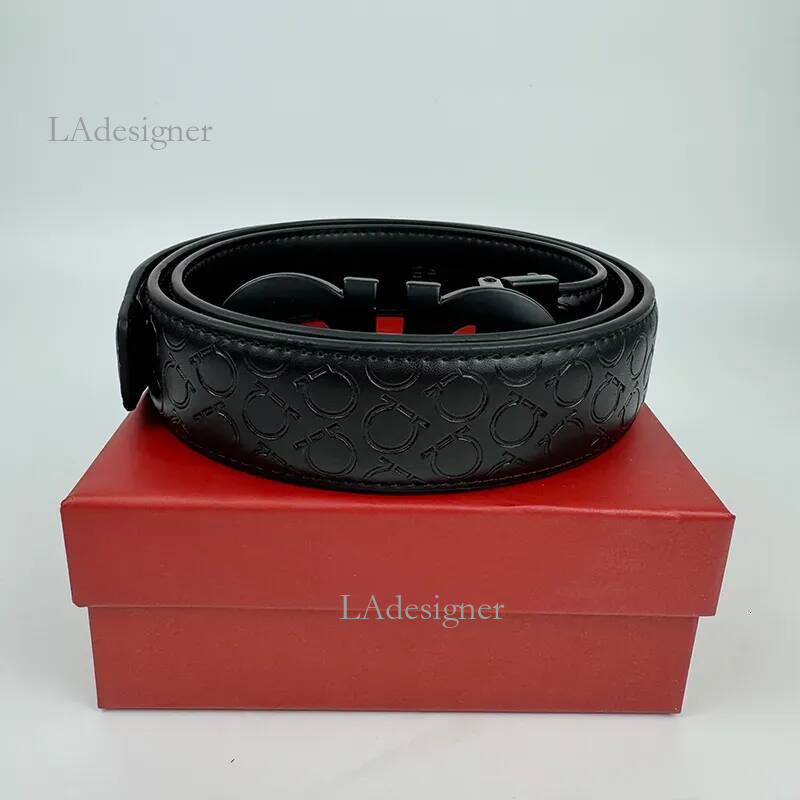 Mens Designer Ferragamomen Belt Man Smooth Leather Luxury Fashion Popular Advanced Ferregammo Belts Big Buckle Male Top High Quality Popular Feragam