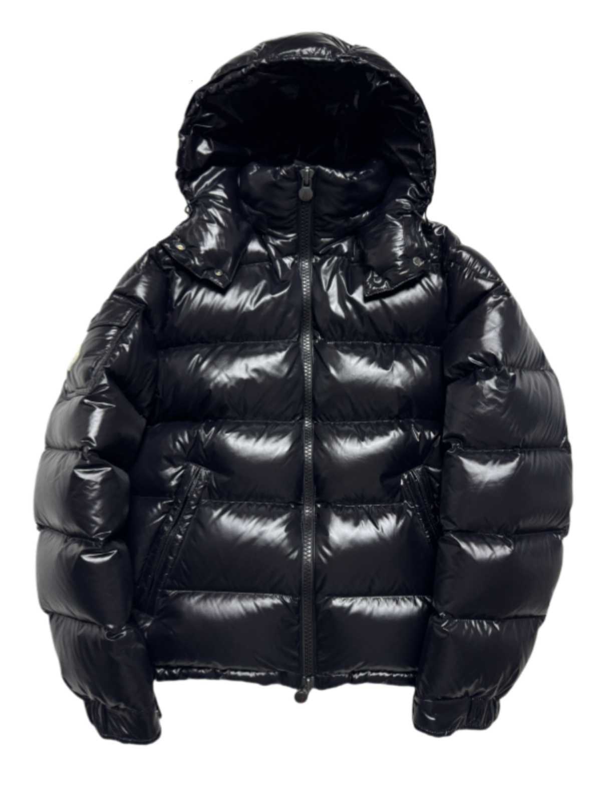 Shiny Men's Down Bubble Parkas Thick Parka Winter Shiny Brand New Winter Fashion Clothing Hooded Man Jackets Short Male Quilted Padded Coat C26