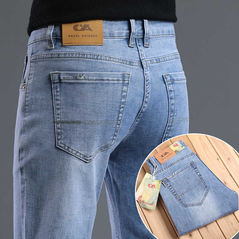 Jeans 2026 Men's Brand Best Price Comfort Straight Denim Pants Men's Jeans Business Casual Elastic Male High Quality Trousers T260922