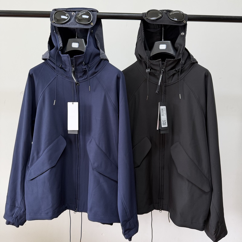 New Stitching autumn and winter 4 Color men's and women's casual soft shell googles jackets Outdoor windproof fleece thick hooded jacket w
