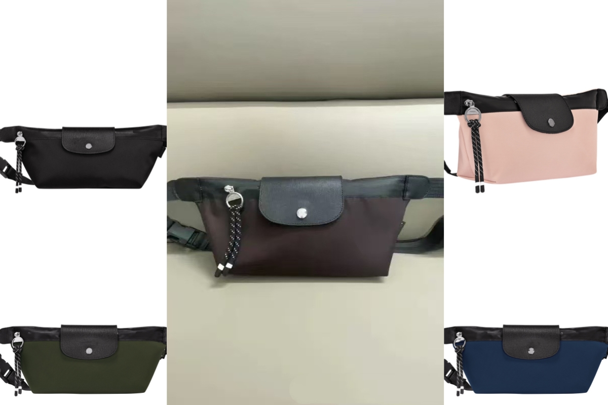 E7379 unisexe sac de taille décontracté sac de poitrine sport polyvalent et à la mode sac à bandoulière à une épaule