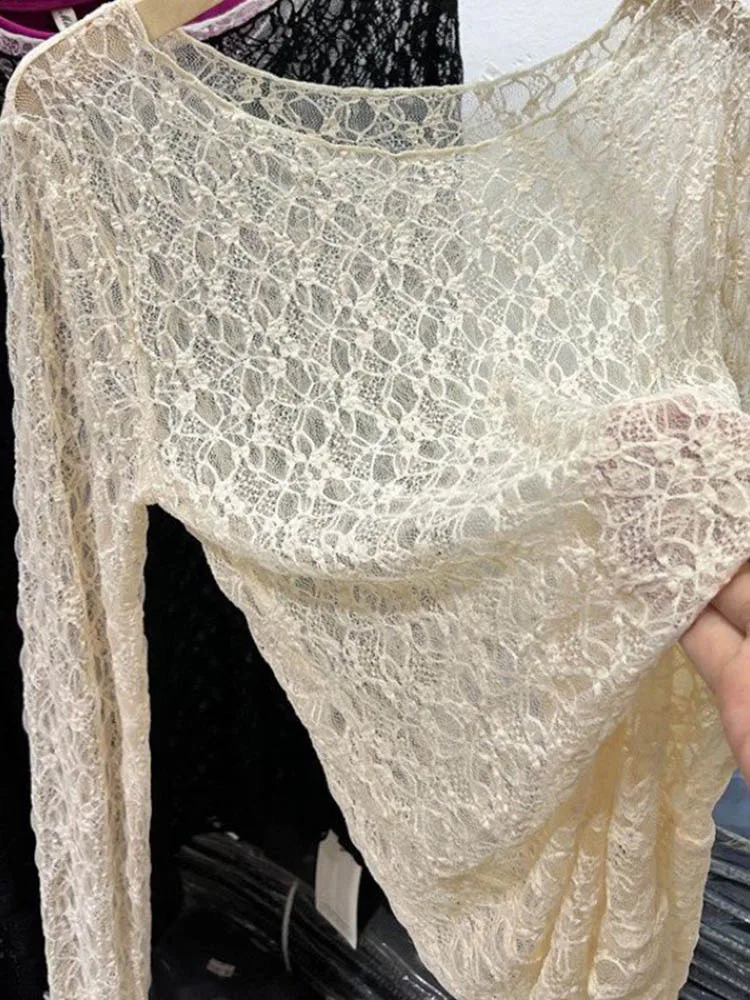 Women Long-sleeved Sexy Slim Fitting Underwear Trend in Spring Autumn 2025 260921