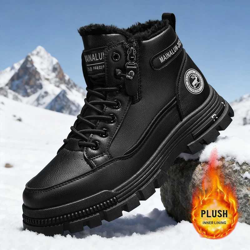 Designer Boots Snow Boots Men's Suitable for Winter Wear Comfortable and Fashionable Warm and Easy to Wear Comfortable on the Feet Good Gr J260