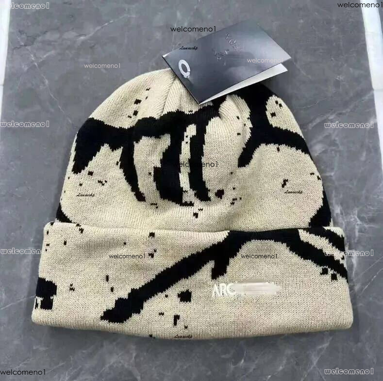 Arcs Beanies Fashion Classic Arc Beanie Designer Winter Artery Hat Beanies Bonnet Cap Casquette Knitted Fitted Hats For Men Mens Luxury Muts Beenie