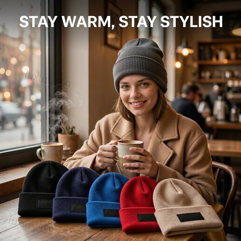 Designers Premium Wool Beanies Stylish Winter Accessories for Both Genders High Quality Luxury Wool Beanie Unisex Beanies Warm Winter Hats for Men C