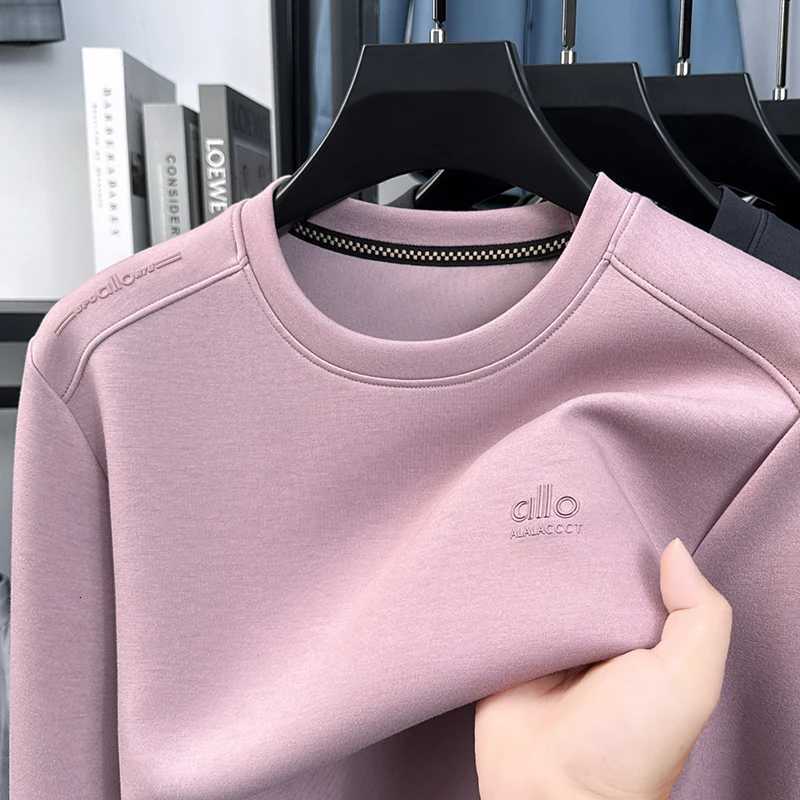 Men's Hoodies Sweatshirts Luxury brand long sleeve T-shirt men's round neck top autumn new trend letter embroidery design hoodie loose cas