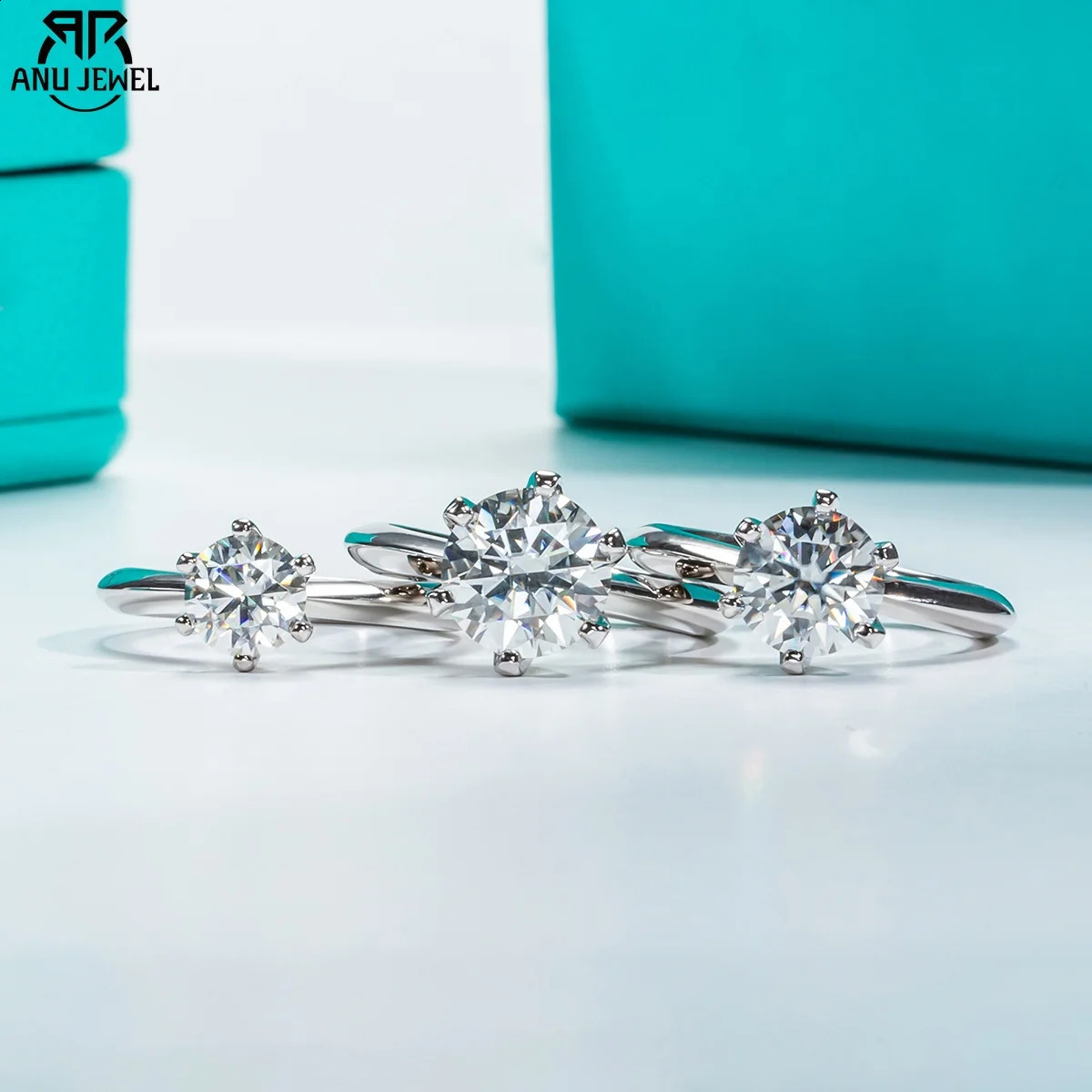 AnuJewel 1ct 2ct 3ct 5ct Engagement Ring 260921