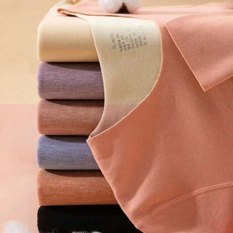 Thermal Underwear Women's Women's Thermal Underwear Set Thermal Clothing First Base Layer Long Johns Fleece Lined Undershirt for Winter Co