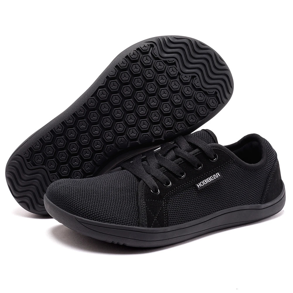HOBIBEAR Unisex Wide Toe Barefoot Shoes for Men Women Outdoor Trail Running Minimalist Walking Shoes Lightweight and Breathable 260922
