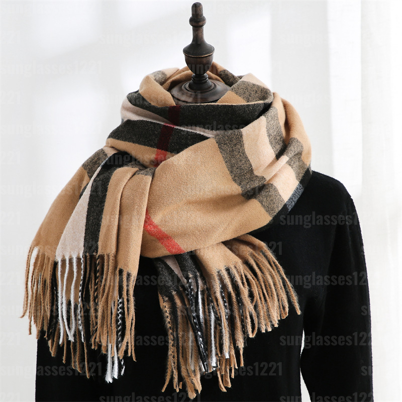 2027 New top Women Man Designer Scarf fashion brand 100% Cashmere Scarves For Winter Womens and mens Long Wraps wool Scarves Christmas gift vary GOO
