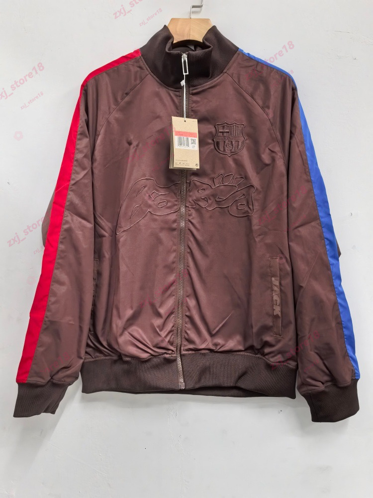 Mens Brazil Windbreaker Jacket Mens Outdoor Retro Thick Embroidered Designer Hoodie Women Brazil Windbreaker Jackets Warm Luxury France Football Clo