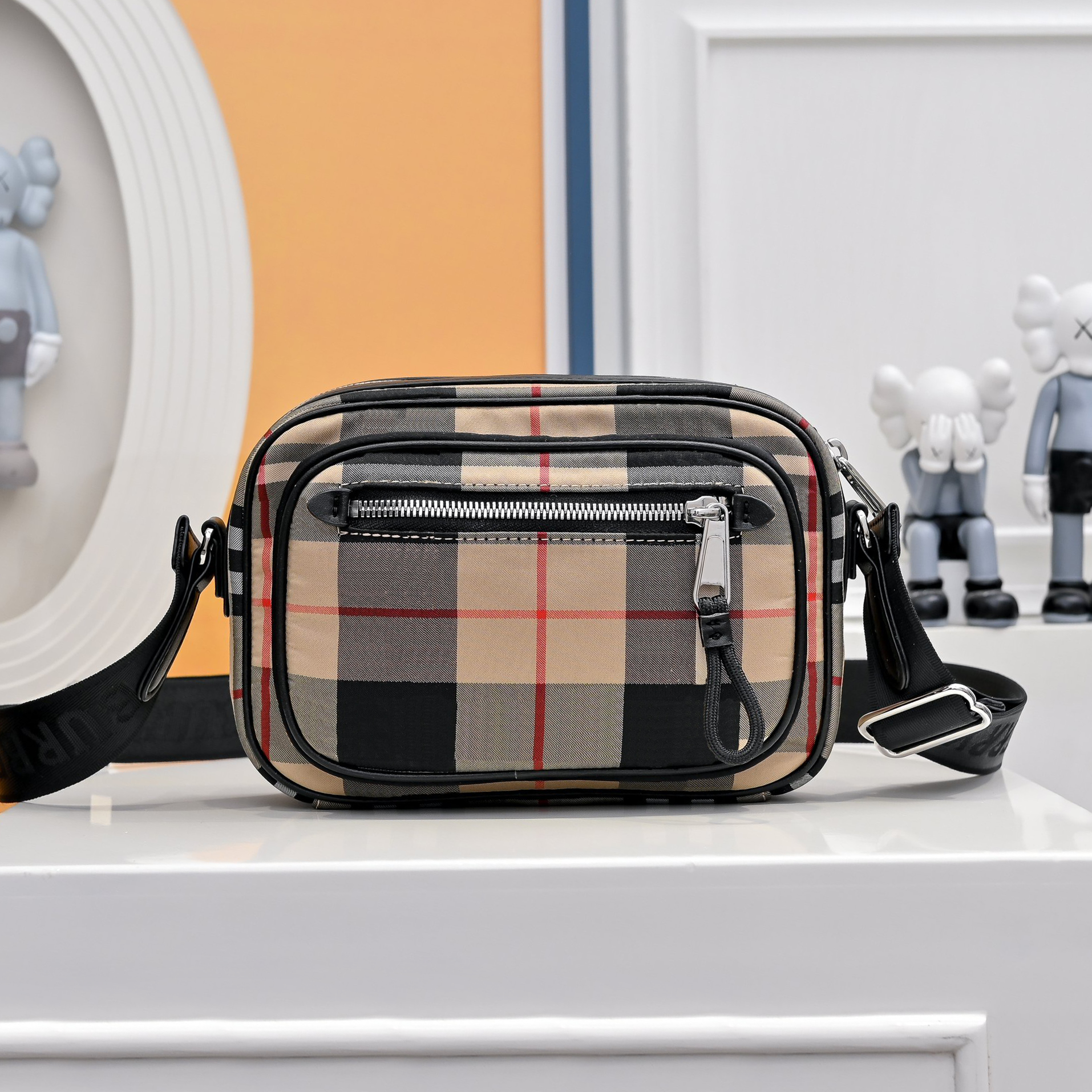 plaid Womens half moon bum bags high quality mens vacation leather designer belt bag cosmetic high capacity shop shopper Shoulder Bag saddle Vintage