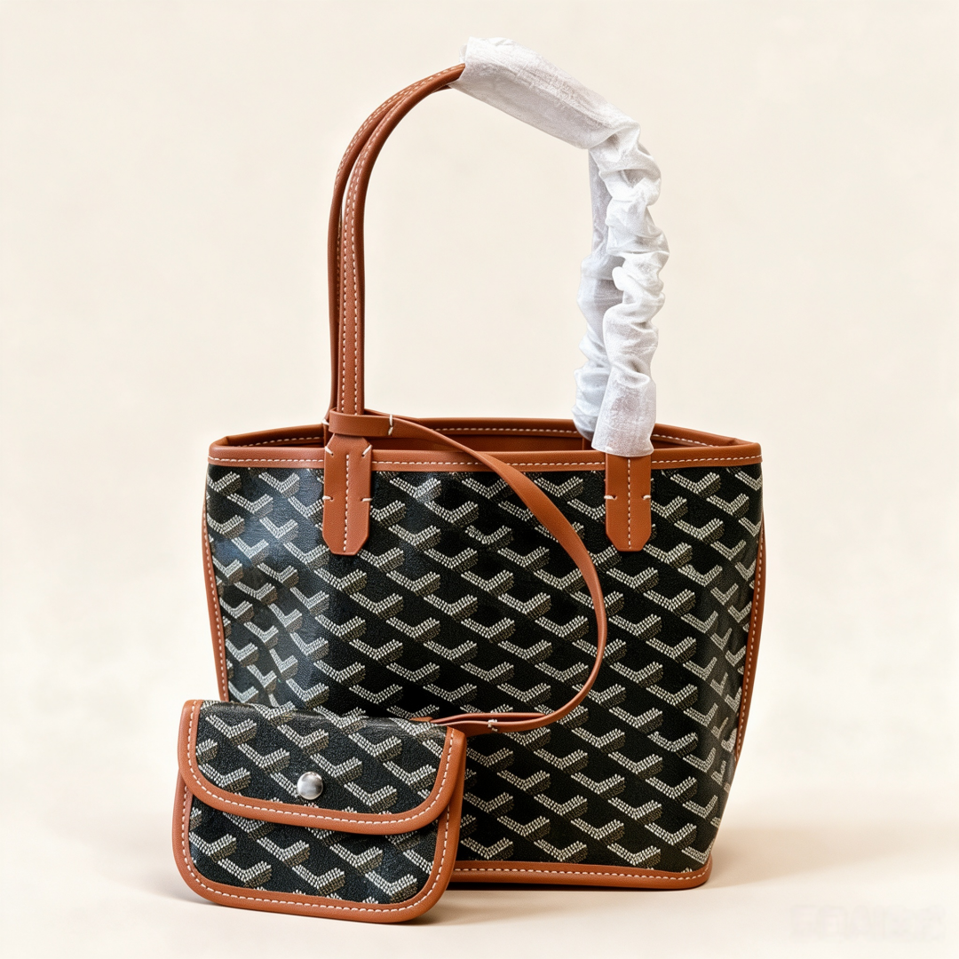womens small anjou tote bag vintage geometric pattern printed shoulder bag classic style open top handbag for weekend getaway casual outing