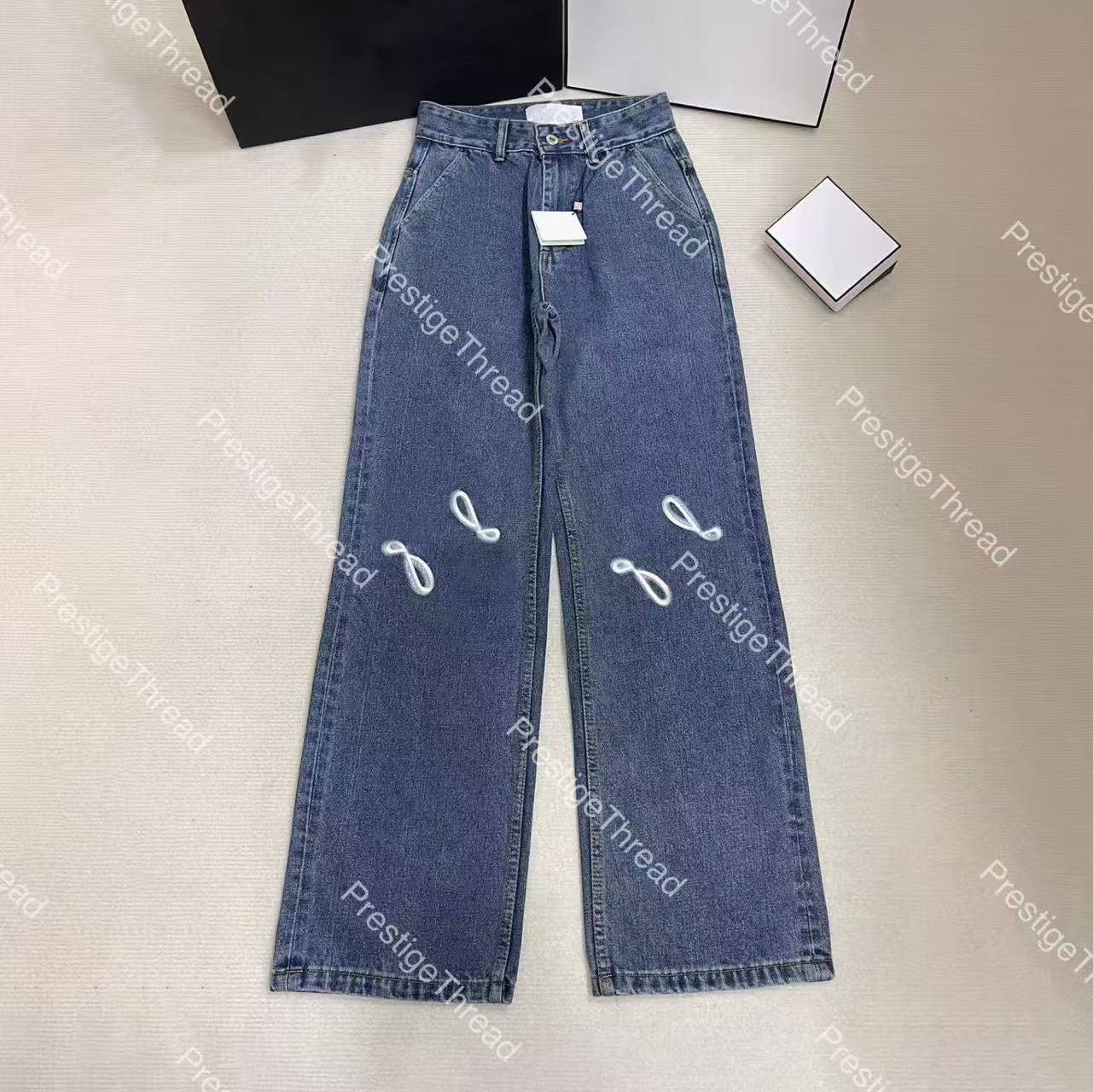 Grote maat katoenen broek voor heren - Lichtgewicht zomerkleding met geborduurd bedrukt ontwerp - Casual Street Style-ontwerper