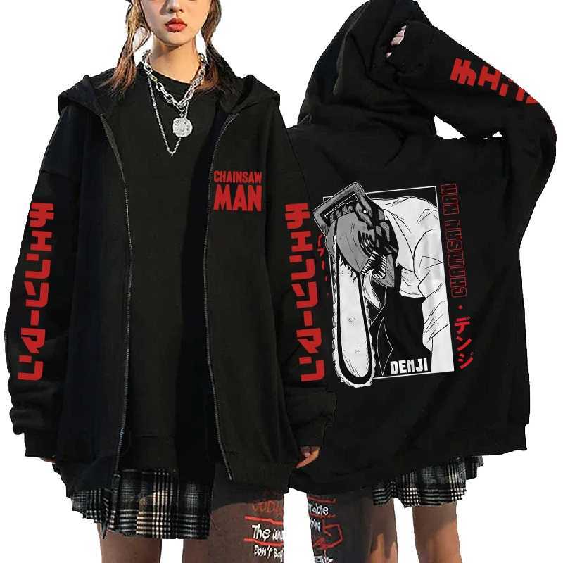 Man Men's Chainsaw Hoodies Sweatshirts Pattern Print Hoodie Comic Trend Long Sleeved Harajuku Japanese Pullover Sweatshirt Classic Simple Long