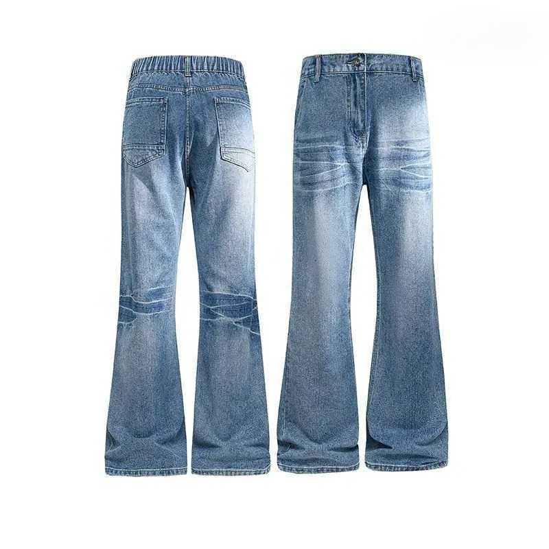 Retro Men's Jeans Denim Pants Men's Jeans Loose Straight Casual Trousers Vintage Jeans Y2k Clothes Men's Pants Baggy Jeans Man Four S