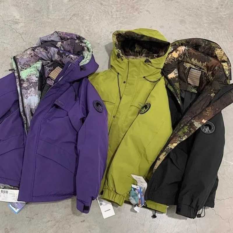 Down Men's Camouflage Down Parkas Jacket For Men Brand Winter Warm Thick Jackets Parkas Hooded Waterproof Fashion Casual Male Outwear Parkas Co