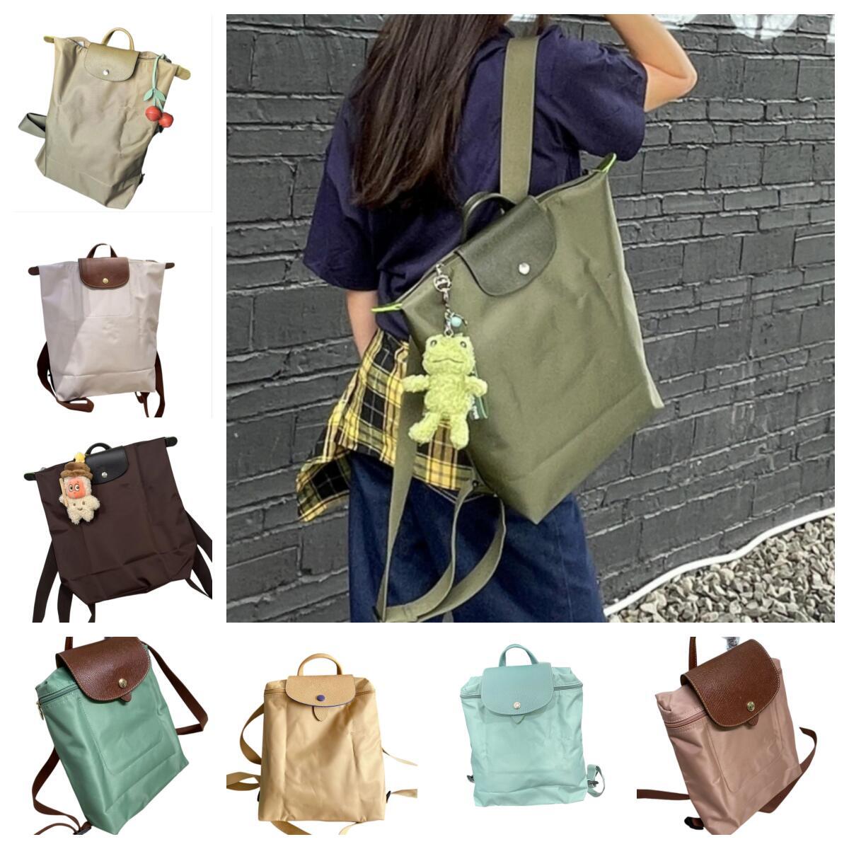 9a designer style women nylon backpack large capacity foldable water resistant luxury casual travel rucksack lightweight commute school shopping sho
