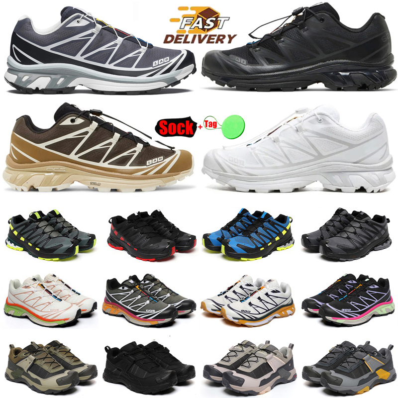 Designer Trail Running shoes Xt6 XA Pro 3D XT-6 ADV ULTRA 5 Mens Womens Sneakers Triple Brown White Black Silver Grey Sports Lightweight Outdoor Hik