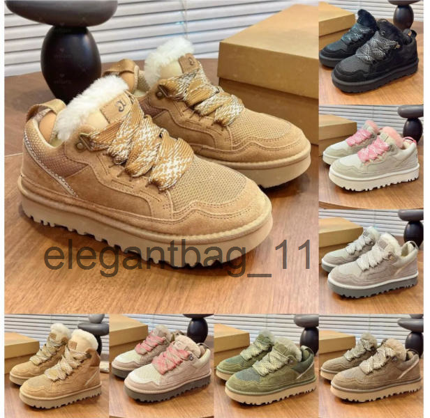 2026 Diseñador Tazz Tasman Lowmels Sand Trainer plataforma bota botas de nieve mujeres botines de tobillo piel de oveja para hombre para mujer zapat