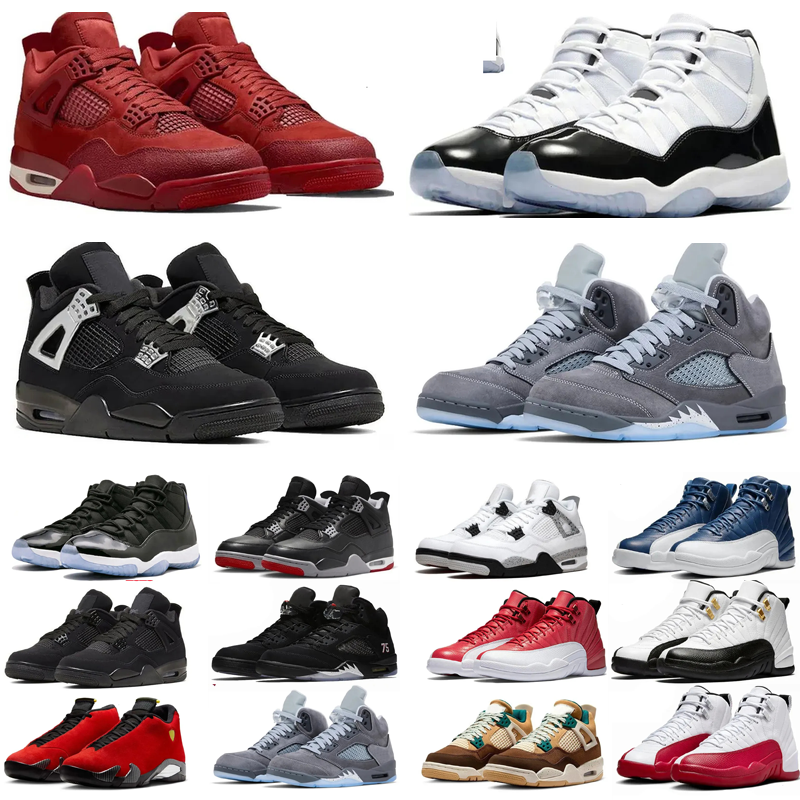 Mens Womens Vintage 4s 5s 12s Basketball Shoes Casual Shoes High Top Athletic Sneakers Comfortable Support Daily Walking Court Sports Trainers