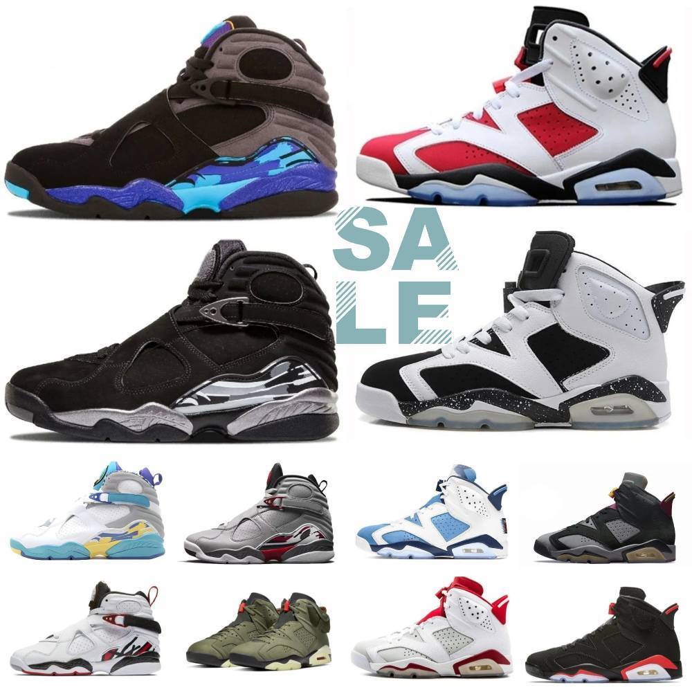 Designer 6 6S Basketball Sports Shoes Trainers Mens 8 8S Chrome Doernbecher Tinker TS Alternate Afro Barely Grape Aqua Blue True Red Black Infrared