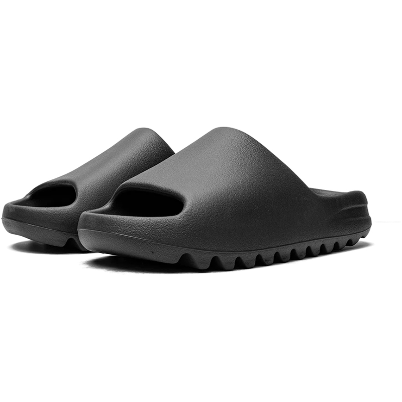 Adidas Yeezy Slide men women designer slippers black white grey brown navy blue comfortable soft beach sandals versatile mens womens outdoor slides