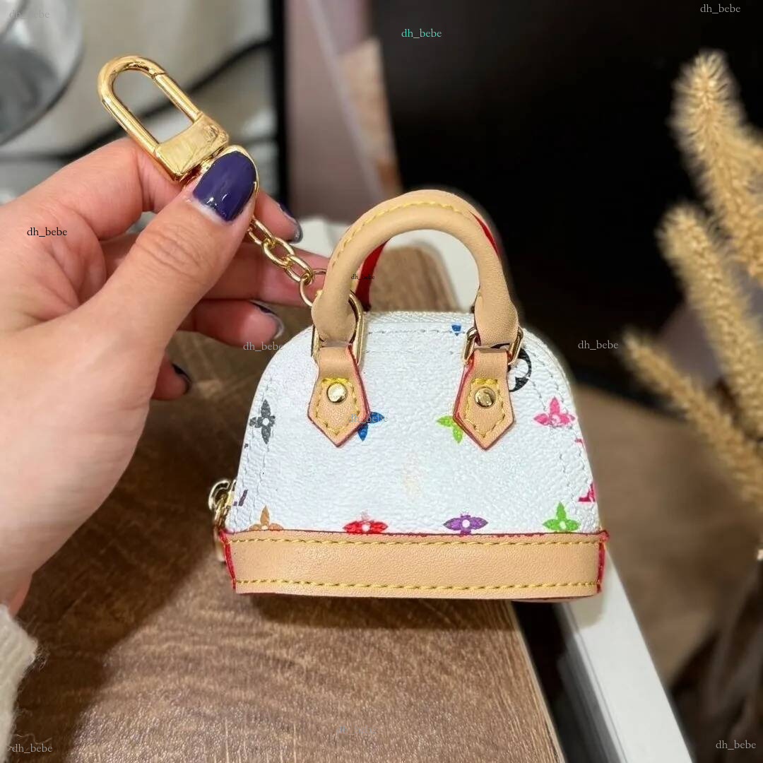 Sac de créateur Designer Porte-clés Micro Sac Charme Porte-clés En Cuir Porte-clés Homme Femme Mini Portefeuille Sacs Pendentif Pièces De Monnaie