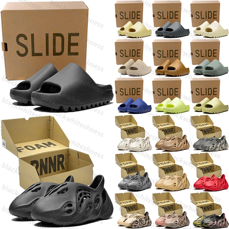 Free Shipping With Box Designer sandals foam slides runners runner clogs heels slippers sliders shoes for mens d h gate womens sandal sandles mules