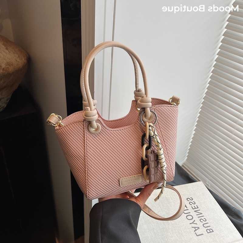 Cross Body Fresher Style Top-handle Bags For Women 2025 Summer Latest Trends Designer Handbags Shoulder Cross Body Bag With Pendants D260923
