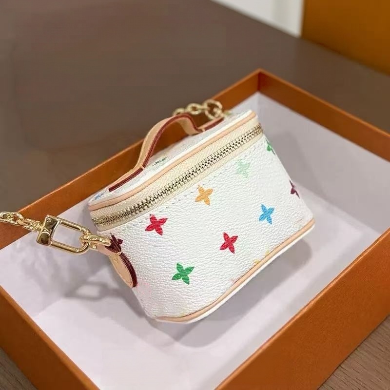 2026 New Style Women Classic Box Handbag Multifunctional Travel Cosmetic Makeup Bag Portable Storage Pouch Mini Coin Wallet Purse Casual Daily Ladie