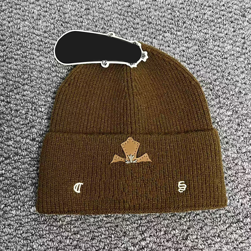 designer Luxury Premium Soft Knitted Warm Beanie Fashion Bonnet Hat For Men Women Autumn Winter Daily Outfit