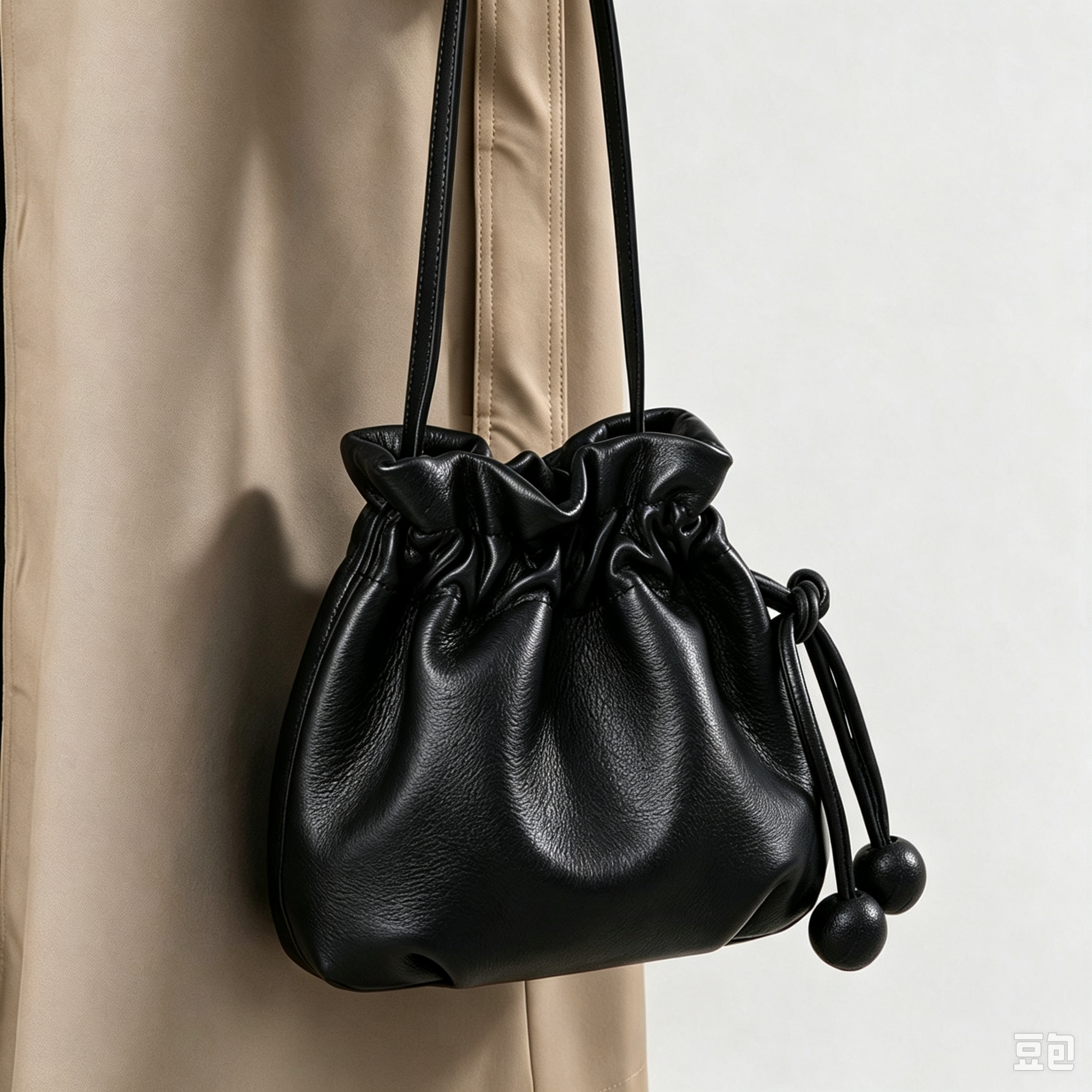Women S Genuine Leather Handbag Cloud Shape Drawstring Shoulder Crossbody Bucket Bag Ladies Girls Versatile Cowhide Woman Bags KABAHEBINGJUE