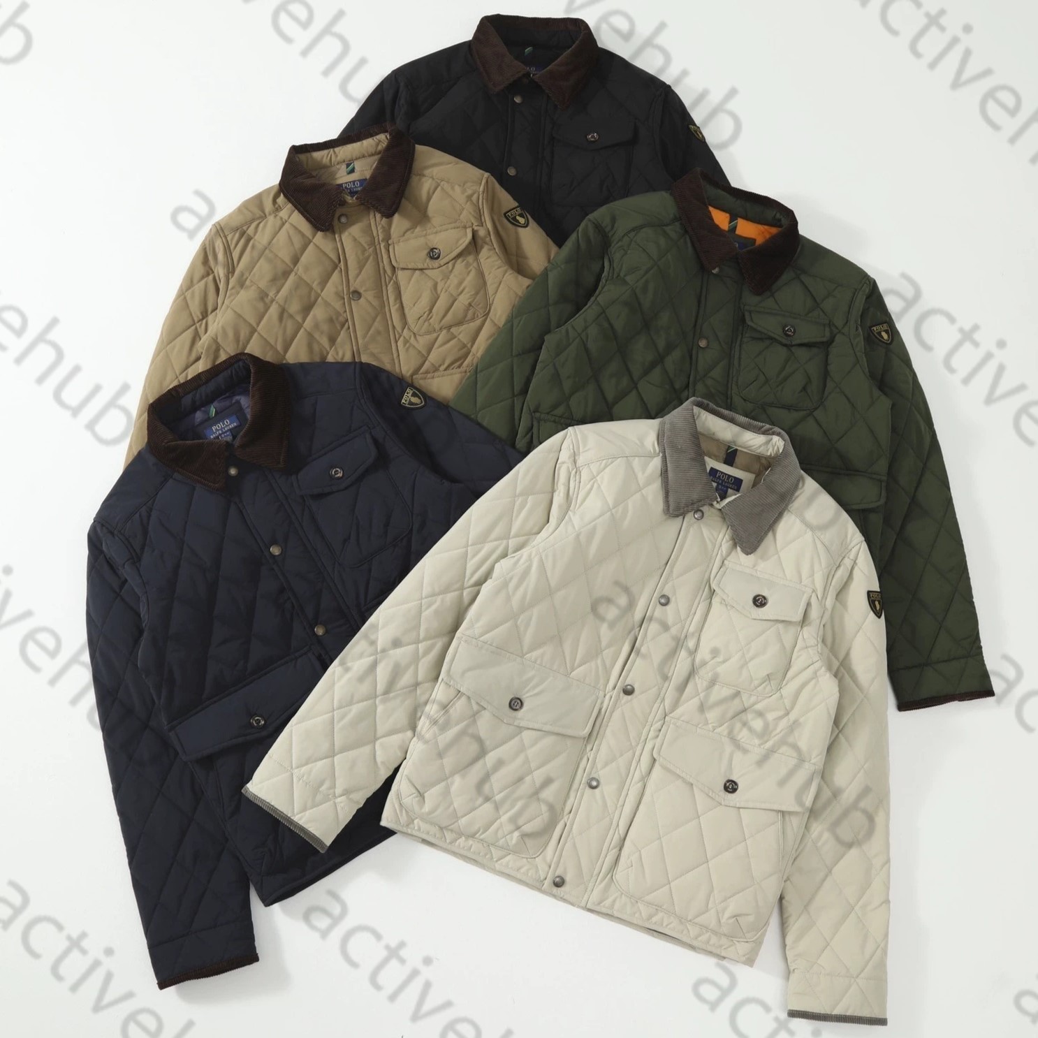 raIph 1aurend polo Designer jacket Mens jackets button Polo jacket Men coat cotton clothes Casual Jogger Tracksuits Tops Horse Jacket Set Casual Hal
