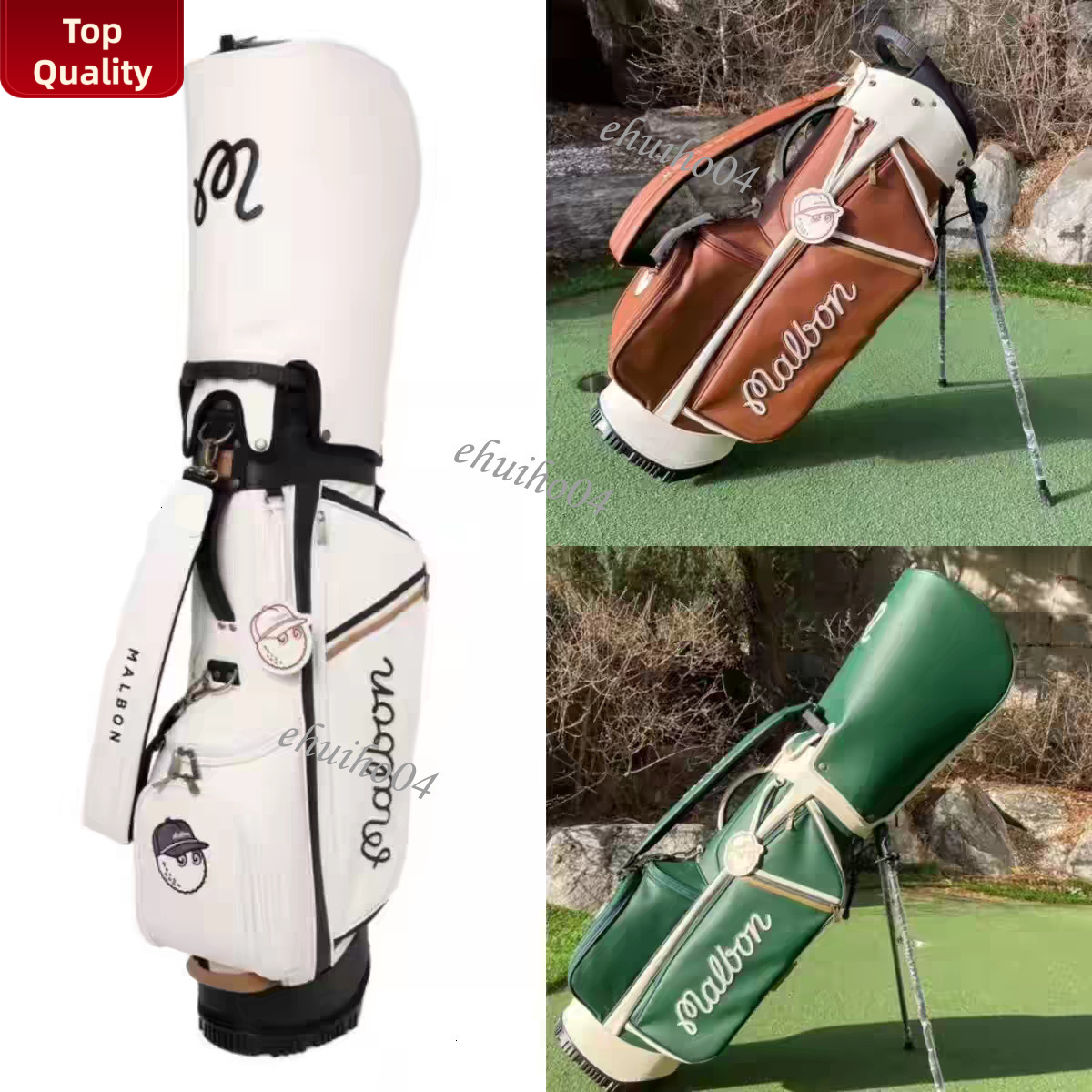 Sac de golf design Sac à dos de golf de luxe Sac de support de grande capacité Édition limitée Cadre de support de club de golf Multifonctionnel