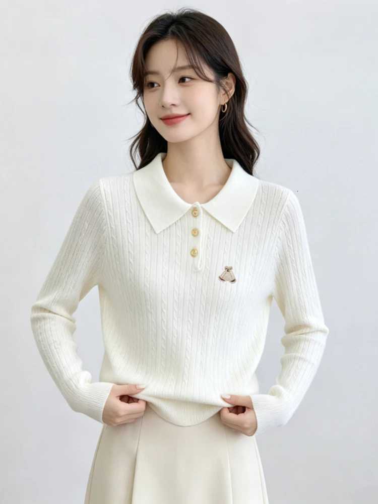 Women's Sweaters 2026 Autumn Winter Sweater Embroidered Bear Long Sleeve Women Knit Sweater Korean Style Casual Versatile Pullover Base Knit To