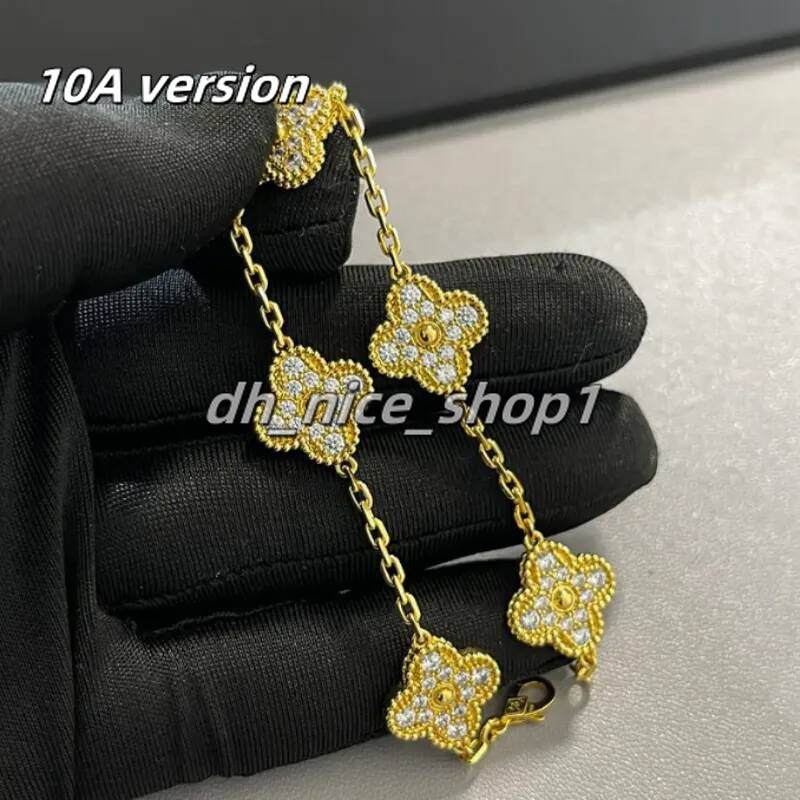 Four leaf clover Bracelet bangle lucky jewelry designer fashion charm bracelets classic unisex party wedding mother of pearl flower cleafly vanly cl