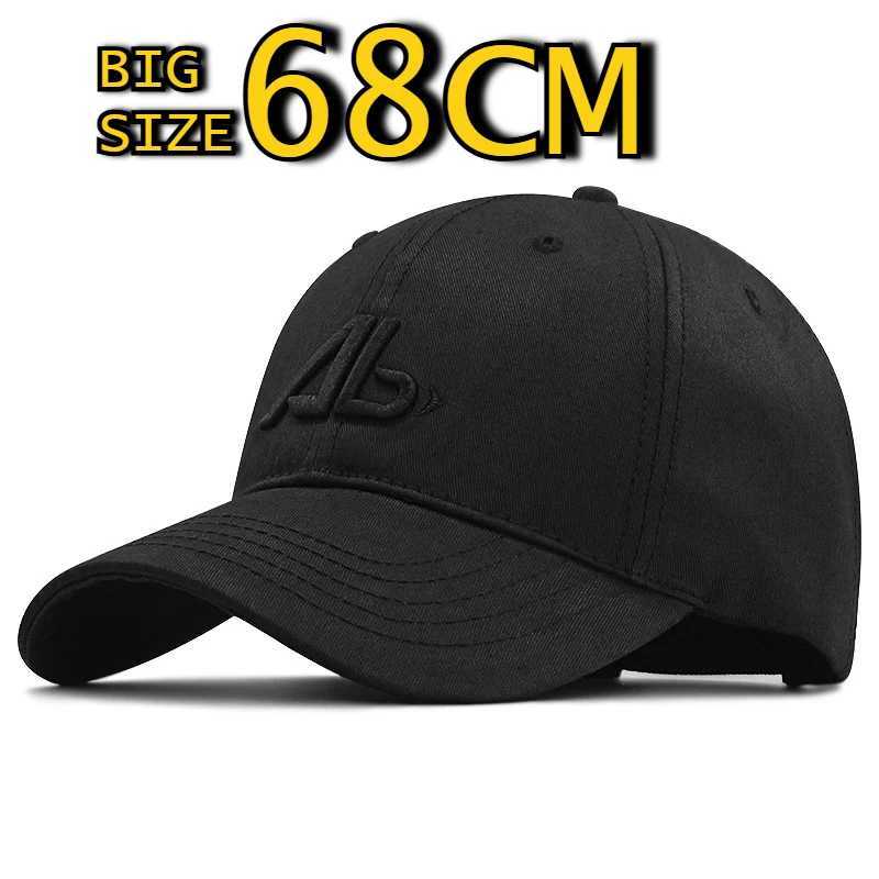 56-60cm 62-68cm Man Big Size Baseball Cap Adjustable Snapback Cool Embroidery Hip Hop Hat Summer Outdoors Plus Size Sports Cap Z260922