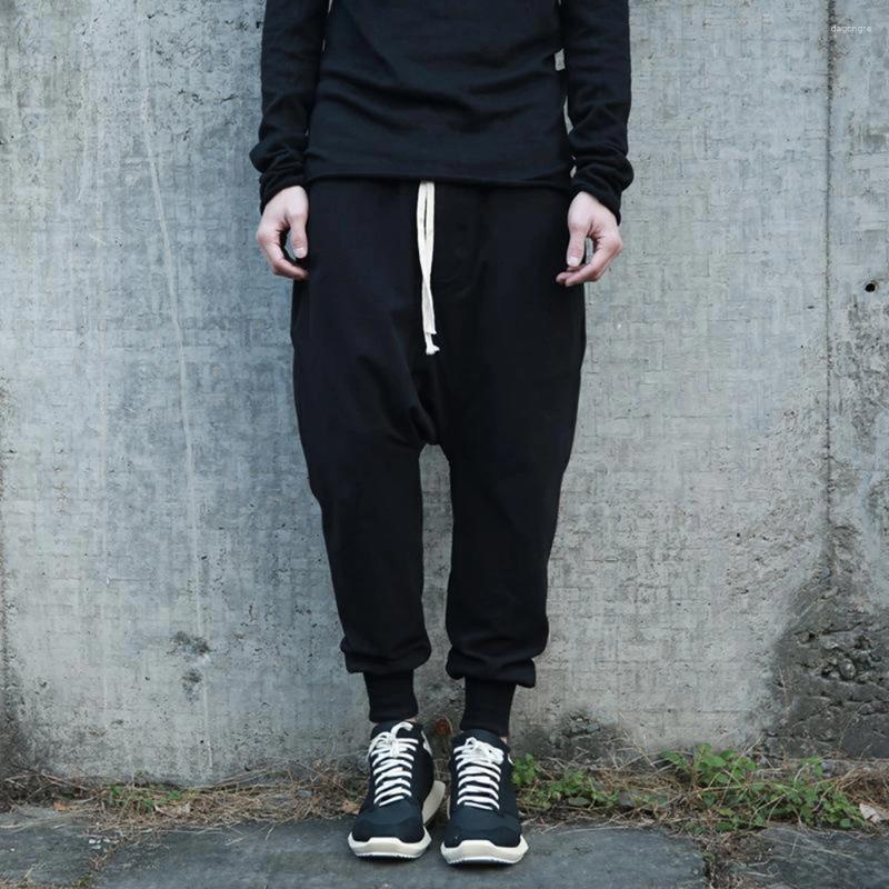 XS-5XL Summer Men's Solid Color Wide-Leg Trousers American Retro Fashion Trend High Street Loose Casual Niche Bottoms