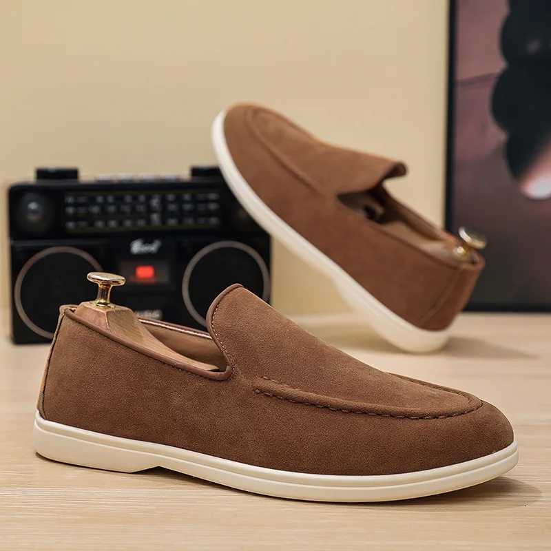 Dress Shoes Spring Autumn Male Sneakers for Lazy People Lightweight Casual Men's Single Shoes Plus Size Men's Business Leather Shoes X2609