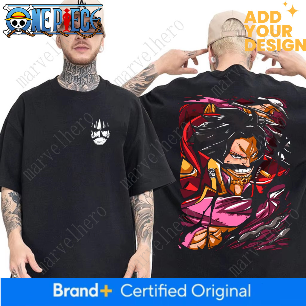 2026 New Gol D Roger Japanese Anime ONE PIECE Printed and Women's Fashion Breathable T-Shirt Men's Tops