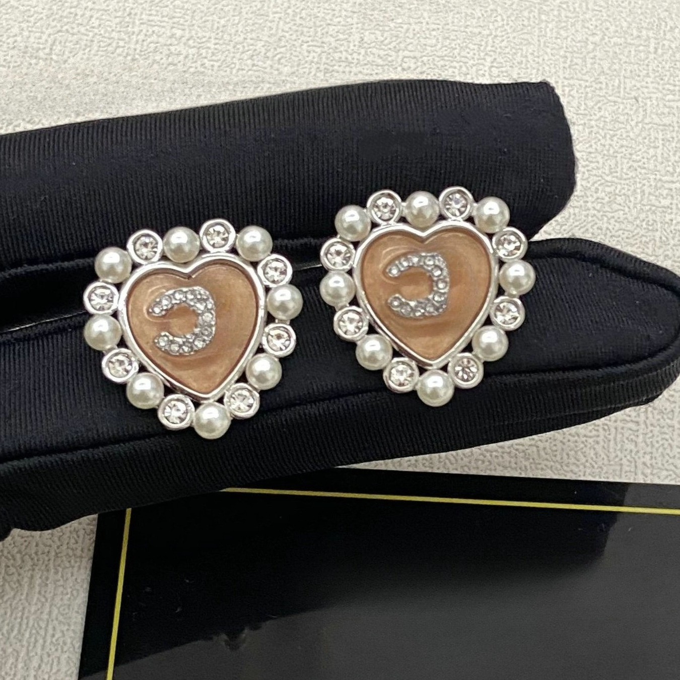 Brand bow Stud earrings designer jewelry fashion earrings for women luxury earrings rhinestones designer earrings