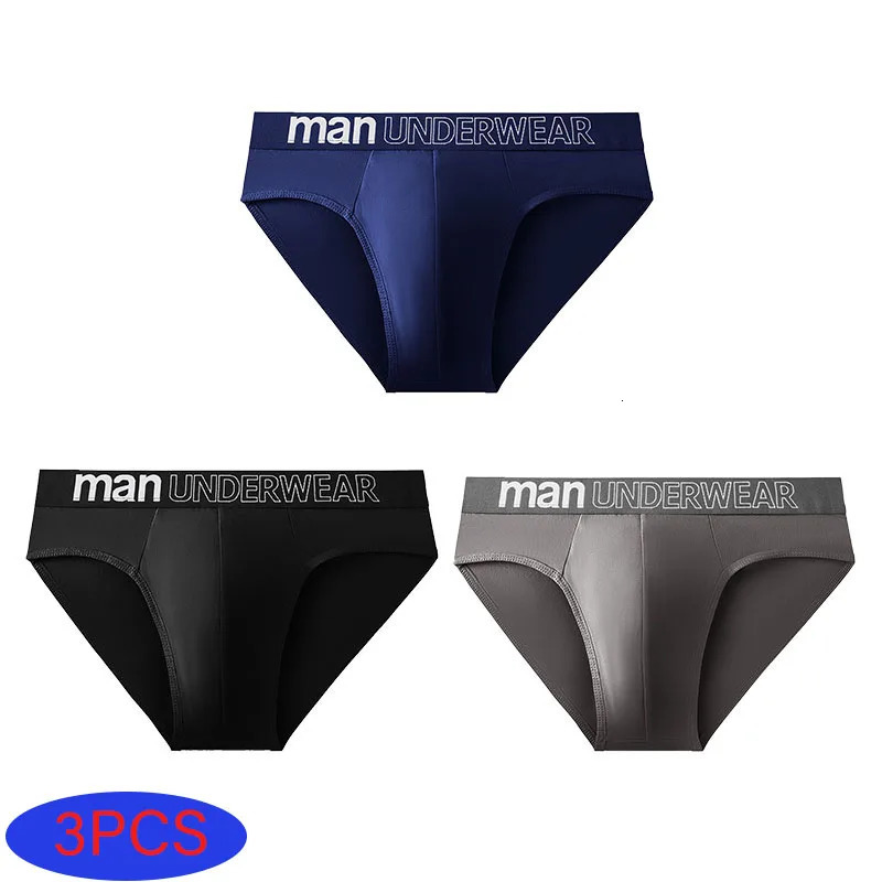 3 Pz/lotto Lettera da Uomo Slip Intimo Comodo Mutandine Pantaloncini Regali Sexy per Uomo Mutande 260923